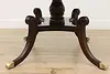 Georgian Design Antique Mahogany Oval Breakfast Dining Table (19)