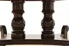 Georgian Design Antique Mahogany Oval Breakfast Dining Table (23)