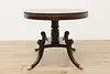 Georgian Design Antique Mahogany Oval Breakfast Dining Table (9)