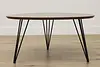 Midcentury Modern Design Guitar Pick Shaped Ash Coffee Table (5)