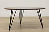 Midcentury Modern Design Guitar Pick Shaped Ash Coffee Table (8)