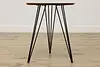 Midcentury Modern Design Guitar Pick Shaped Ash Side Table (5)