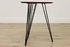 Midcentury Modern Design Guitar Pick Shaped Ash Side Table (6)