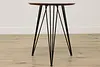 Midcentury Modern Design Guitar Pick Shaped Ash Side Table (7)