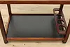 Midcentury Modern Vintage Rosewood Rolling Bar Dessert Cart (6)