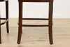 Set of 3 Vintage French Provincial Design Birch Bar Chairs (25)