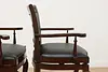 Set of 3 Vintage French Provincial Design Birch Bar Chairs (29)