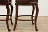 Set of 3 Vintage French Provincial Design Birch Bar Chairs (32)