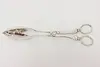 English Victorian Design Vintage Silverplate Salad Tongs (6)