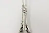 English Victorian Design Vintage Silverplate Salad Tongs (8)