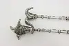 Pair of Vintage Jester Head Silver Spoons, Signed (7)