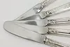 Set of 5 Vintage Sterling Silver Butter or Cheese Knives (4)