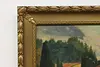 Countryside Barn in Summer Antique Original Oil Painting 21" (4)