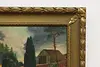 Countryside Barn in Summer Antique Original Oil Painting 21" (5)