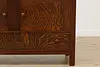 Craftsman Antique Oak Sideboard Buffet or Bar Cabinet Acme (11)