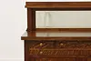 Craftsman Antique Oak Sideboard Buffet or Bar Cabinet Acme (8)