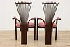 Set 6 Midcentury Modern Design Vintage Birch Dining Chairs (20)