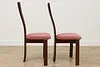 Set 6 Midcentury Modern Design Vintage Birch Dining Chairs (9)