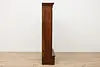 Victorian Antique Walnut Office or Library Bookcase Display (16)