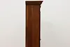 Victorian Antique Walnut Office or Library Bookcase Display (17)