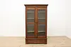 Victorian Antique Walnut Office or Library Bookcase Display (8)