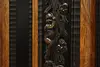 Dutch Kas Antique Carved Elm Dowry Armoire Wardrobe Cabinet (25)