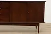 Midcentury Modern Vintage Rosewood Credenza Server or Bar (9)