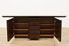 Midcentury Modern Vintage Danish Sideboard TV Console, Bar (6)