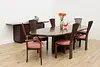 Midcentury Modern Vintage Rosewood 9' Dining Table, 2 Leaves (3)