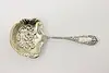 Victorian Antique Sterling Silver Pierced Serving Spoon (3)