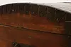 European Antique 1868 Pine Immigrant Chest or Blanket Trunk (16)