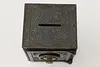 Victorian Cast Iron Antique Combination Coin Bank, Security (10)