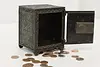 Victorian Cast Iron Antique Combination Coin Bank, Security (3)