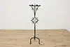 Gothic Design Vintage Wrought Iron 6 Candle Floor Stand (4)