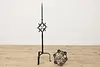 Gothic Design Vintage Wrought Iron 6 Candle Floor Stand (8)