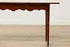 Colonial Vintage Cherry 5' Hall or Sofa Console by Antiquity (6)