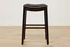 Faux Leather & Birch Vintage Saddle Bar Stool, Holland (6)