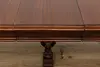 Tudor Antique Carved Mahogany Dining Table Opens 9' (6)