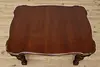 Tudor Antique Carved Mahogany Dining Table Opens 9' (8)