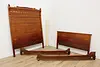 Victorian Antique Carved Birch 3 Pc Full Size Bedroom Set (11)