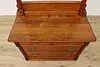 Victorian Antique Carved Birch 3 Pc Full Size Bedroom Set (16)