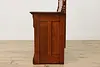 Victorian Antique Carved Birch 3 Pc Full Size Bedroom Set (21)