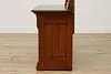 Victorian Antique Carved Birch 3 Pc Full Size Bedroom Set (37)