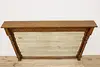 Victorian Antique Salvage Oak Mantel or Back Bar Mirror 5'9" (7)