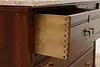 Victorian Eastlake Antique Marble & Walnut Dresser or Chest (16)