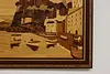 Capri Italy Shore Original Marquetry Wall Plaque 29.5" (7)