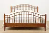 Traditional Vintage Birch King Size Bed, Ethan Allen (2)