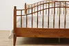 Traditional Vintage Birch King Size Bed, Ethan Allen (7)