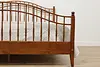 Traditional Vintage Birch King Size Bed, Ethan Allen (8)