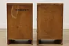 Pair Midcentury Modern Vintage Walnut Nightstands End Tables (10)